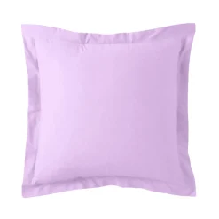 Taie d'oreiller ou taie de traversin coton TERTIO® - Lila