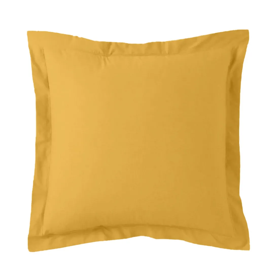 Taie d'oreiller ou taie de traversin coton TERTIO® - Curry