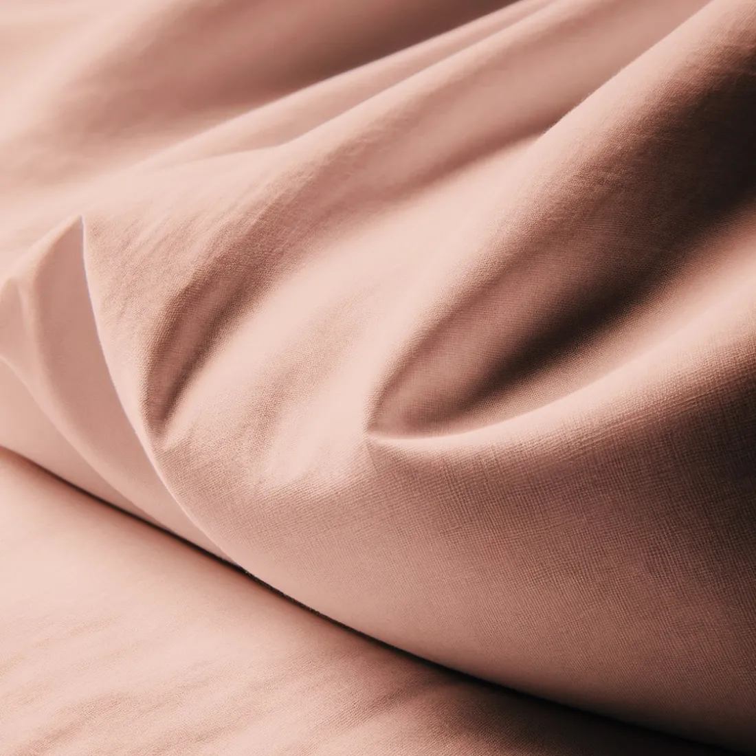 Taie d'oreiller ou Taie de traversin polycoton TERTIO® - Rose Blush