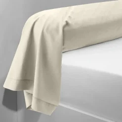 Taie d'oreiller ou taie de traversin coton TERTIO® - Gris Galet