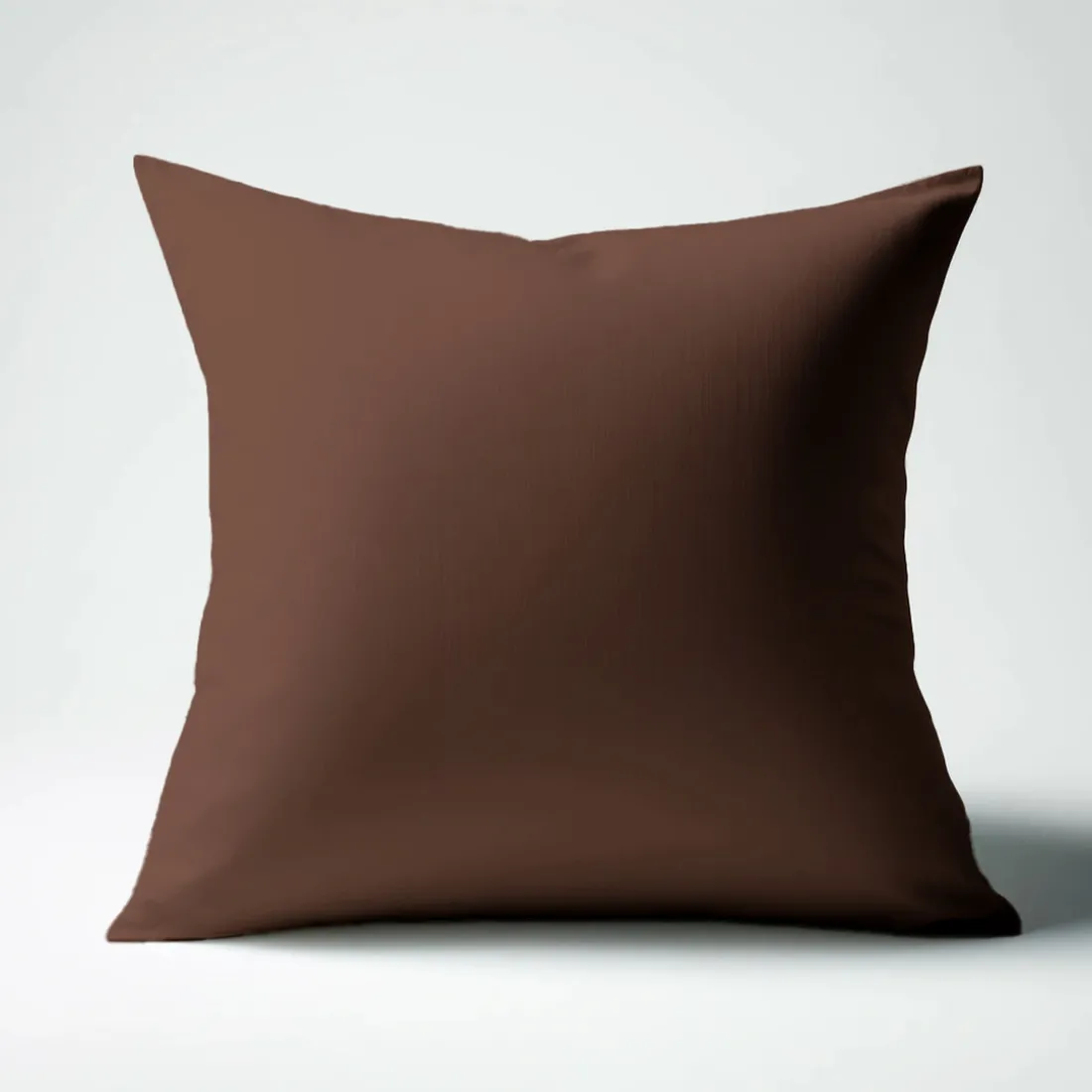 Taie d'oreiller ou taie de traversin coton TERTIO® - Chocolat