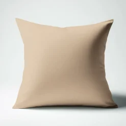 Taie d'oreiller ou taie de traversin coton TERTIO® - Beige rosé