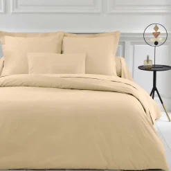 Taie d'oreiller ou taie de traversin coton TERTIO® - Ecru