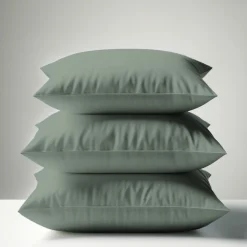 Taie d'oreiller ou taie de traversin coton TERTIO® - Lichen