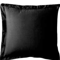 Taie d'oreiller ou Taie de traversin polycoton TERTIO® - Noir