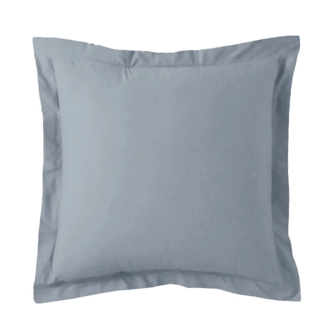 Taie d'oreiller ou taie de traversin coton TERTIO® - Bleu Orage