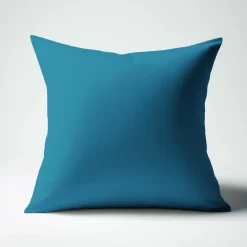 Taie d'oreiller ou taie de traversin coton TERTIO® - Bleu Canard