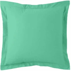 Taie d'oreiller ou Taie de traversin polycoton TERTIO® - Vert Eucalyptus