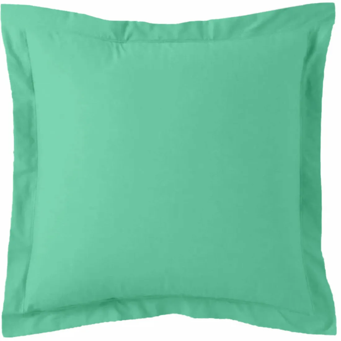 Taie d'oreiller ou Taie de traversin polycoton TERTIO® - Vert Eucalyptus