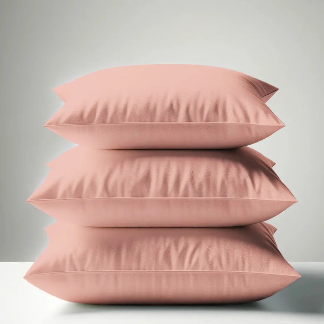 Taie d'oreiller ou taie de traversin coton TERTIO® - Rose Blush
