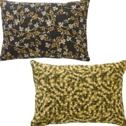 Taie d'oreiller sac double face en coton fleurs DR. JAPONAISE, multicolore
