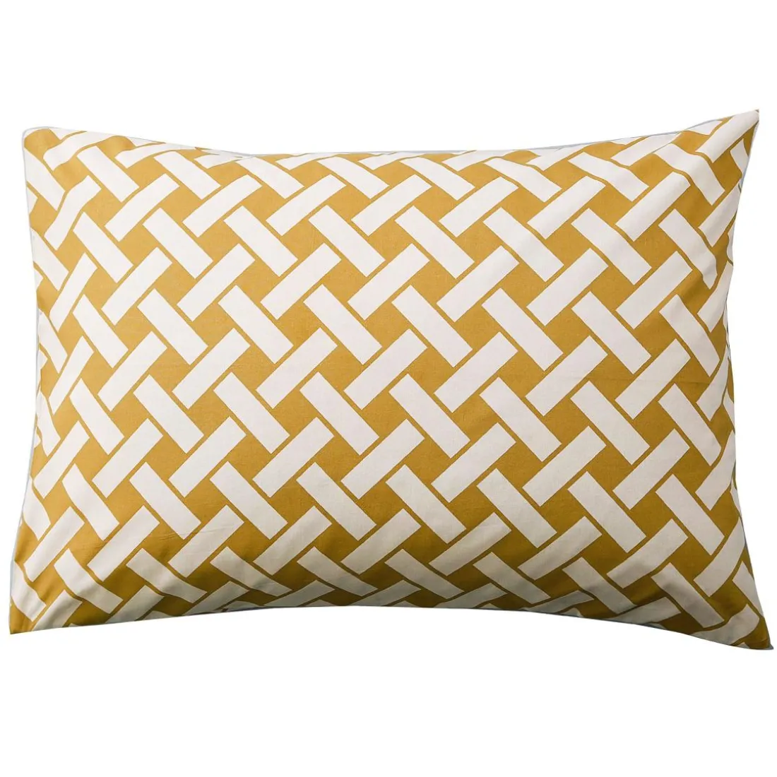 Taie d'oreiller sac PALRI tropical jaune doré