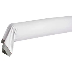 Taie d'oreiller, taie de traversin percale Bicolore DUO vert Sauge