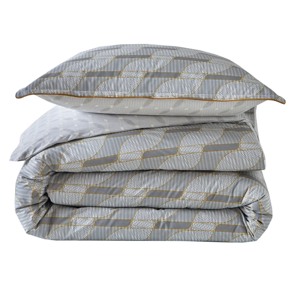 Taie d'oreiller TEMPO double face galet