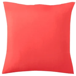 Taie d'oreiller, Traversin coton TERTIO® -Corail