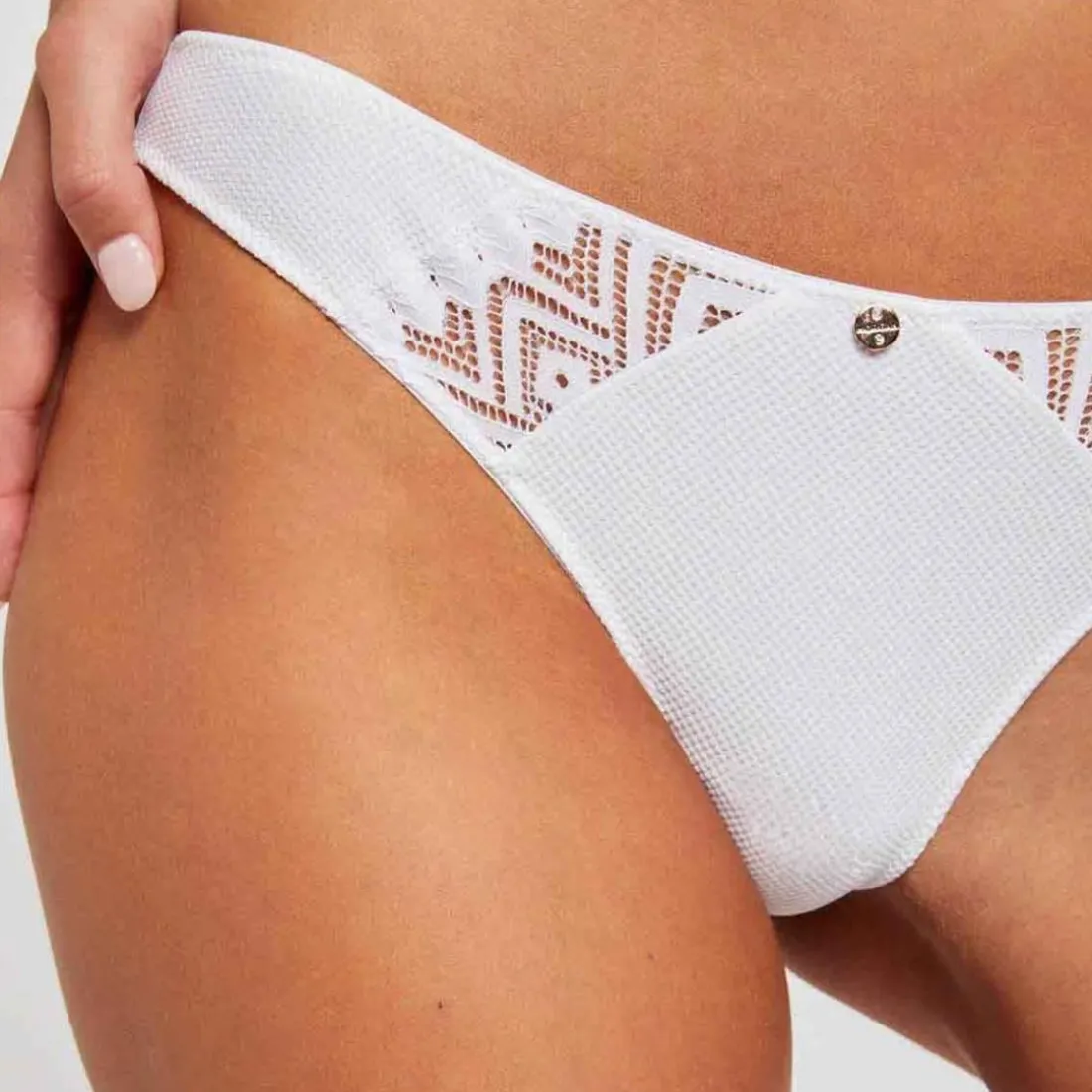 Tanga blanc Kim