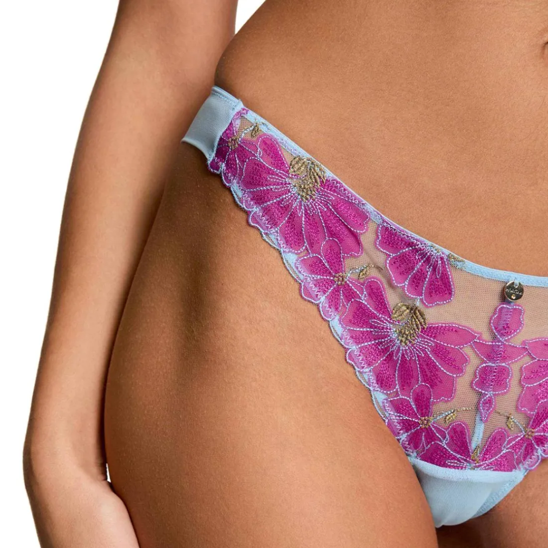 Tanga bleu Clemence