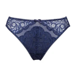 Tanga dentelle bleu - Ariane