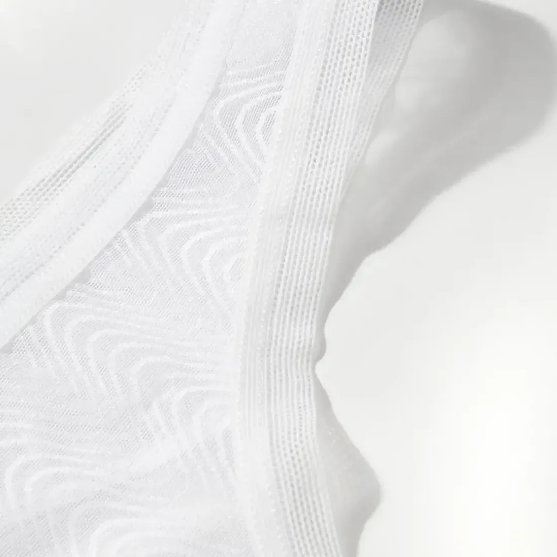Tanga en tulle - Blanc