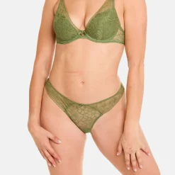 Tanga kaki Masque vert