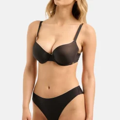 Tanga microfibre invisible noir - Unseen