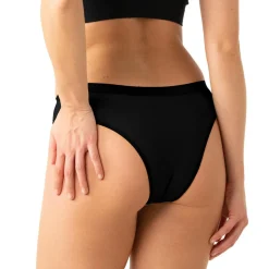 Tanga pour les règles femme Athena noir
