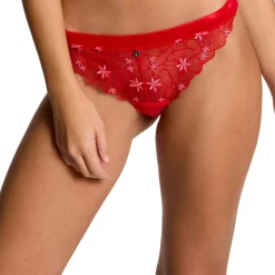 Tanga rouge Amandine