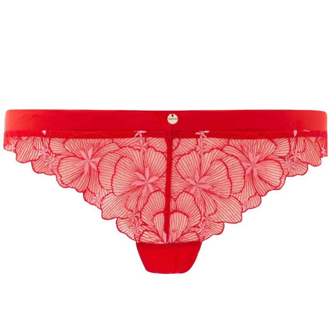 Tanga rouge Amandine