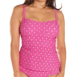 Tankini rose Curvy Kate en nylon