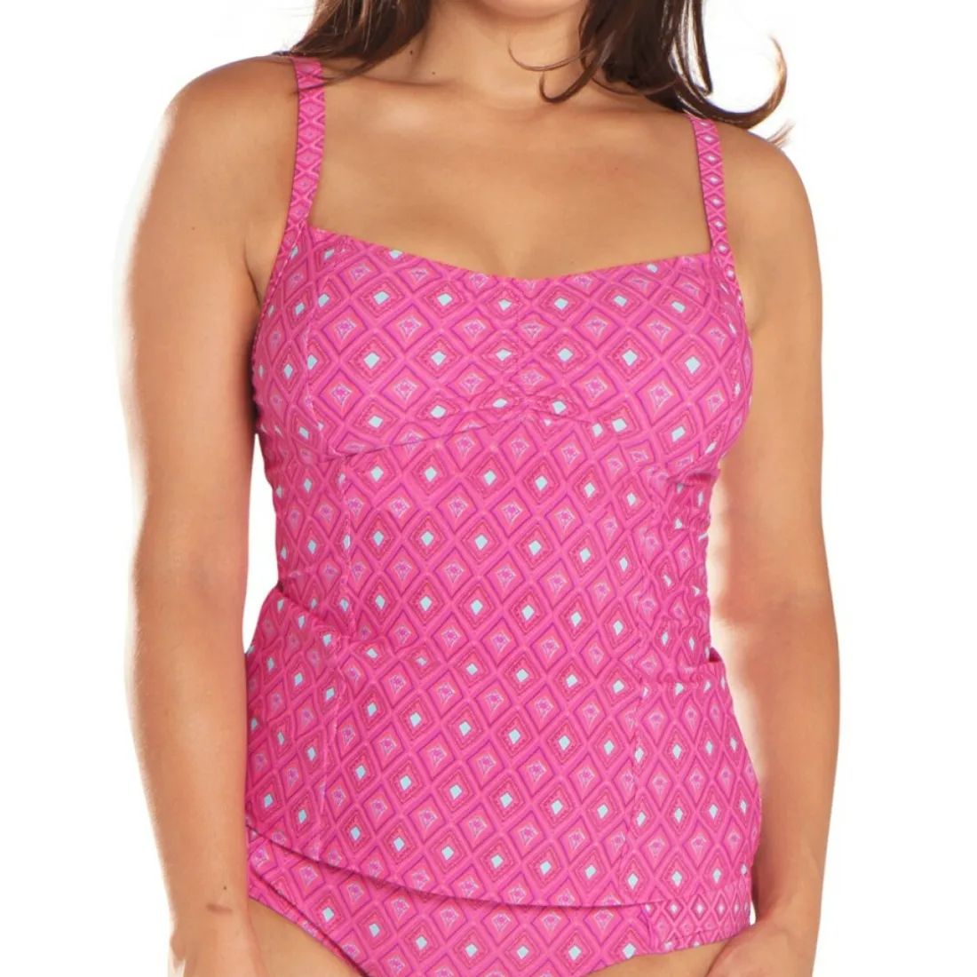 Tankini rose Curvy Kate en nylon