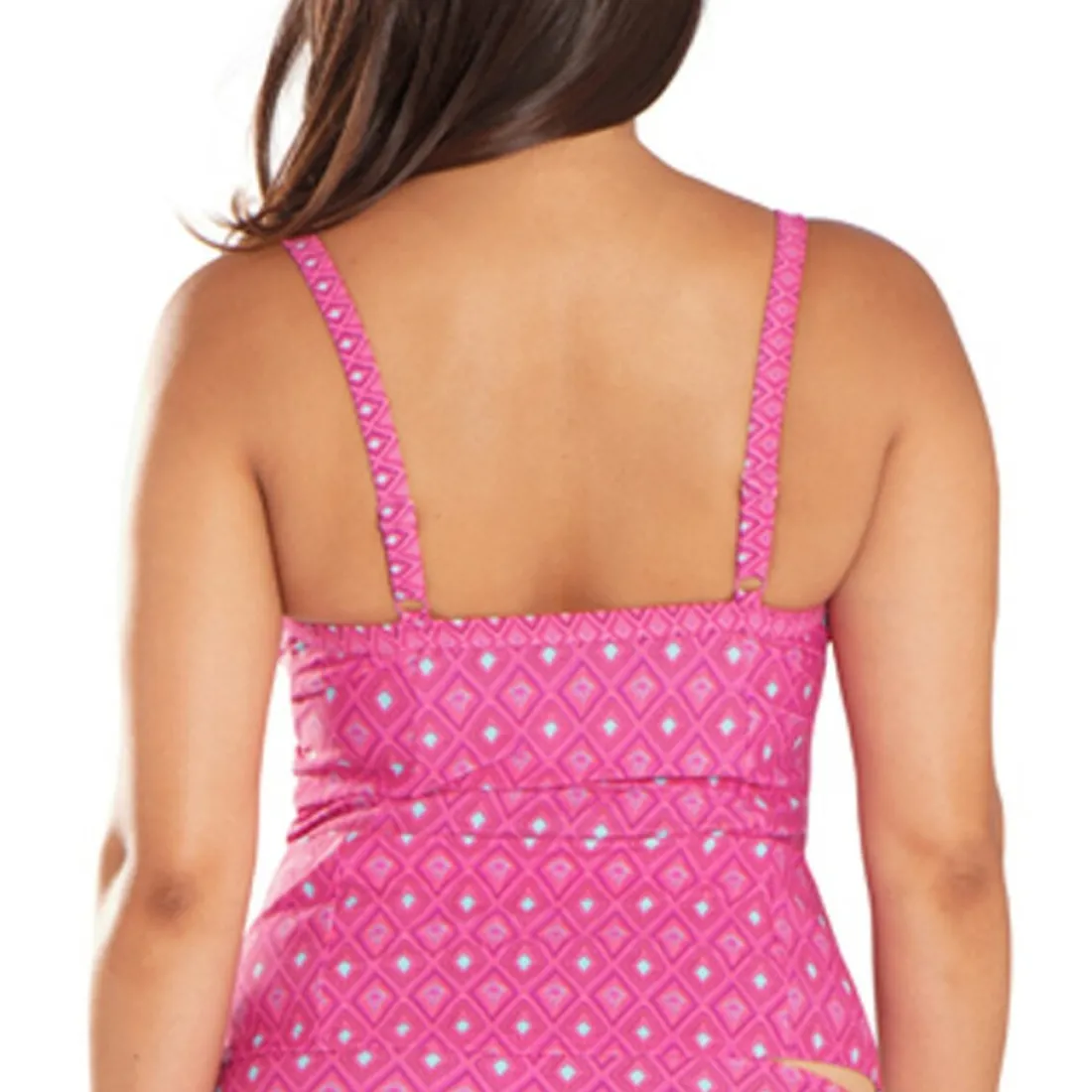 Tankini rose Curvy Kate en nylon