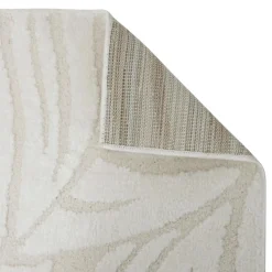 Tapis Anoai effet laine blanc