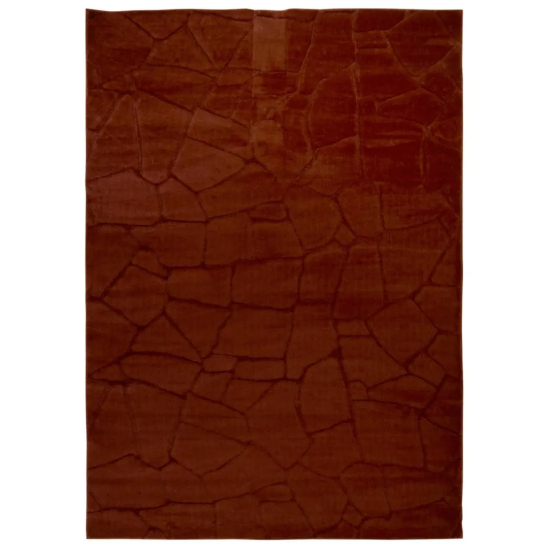 Tapis ambre fausse fourrure Onina