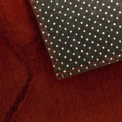 Tapis ambre fausse fourrure Onina