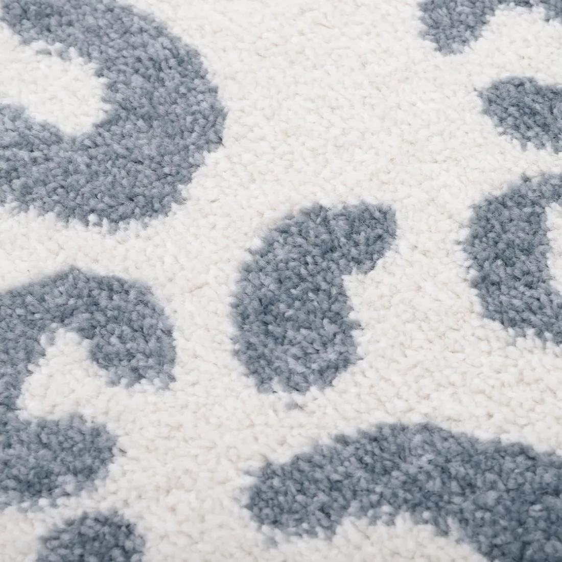 Tapis BAO Argent et Bleu