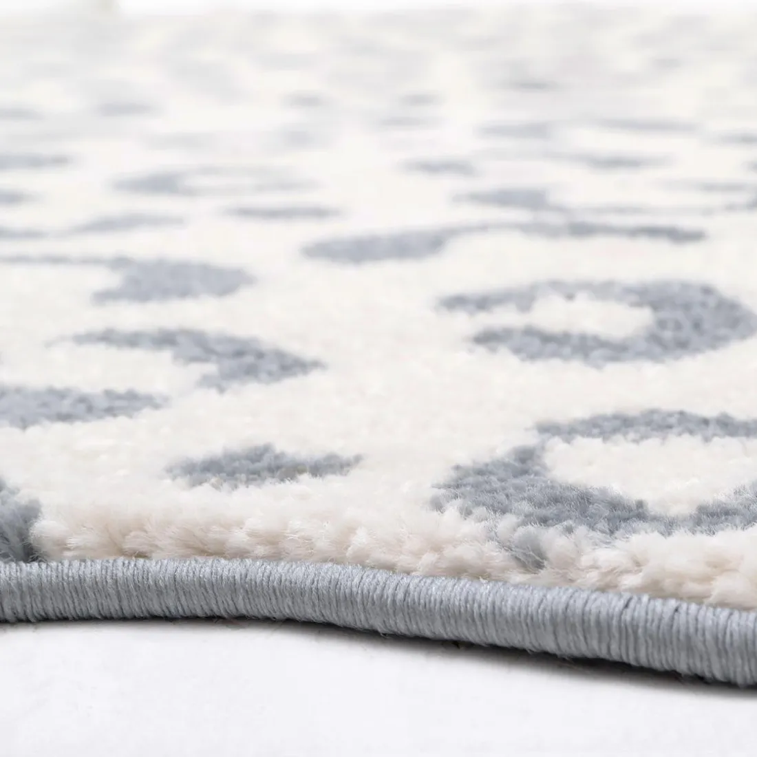 Tapis BAO Argent et Bleu