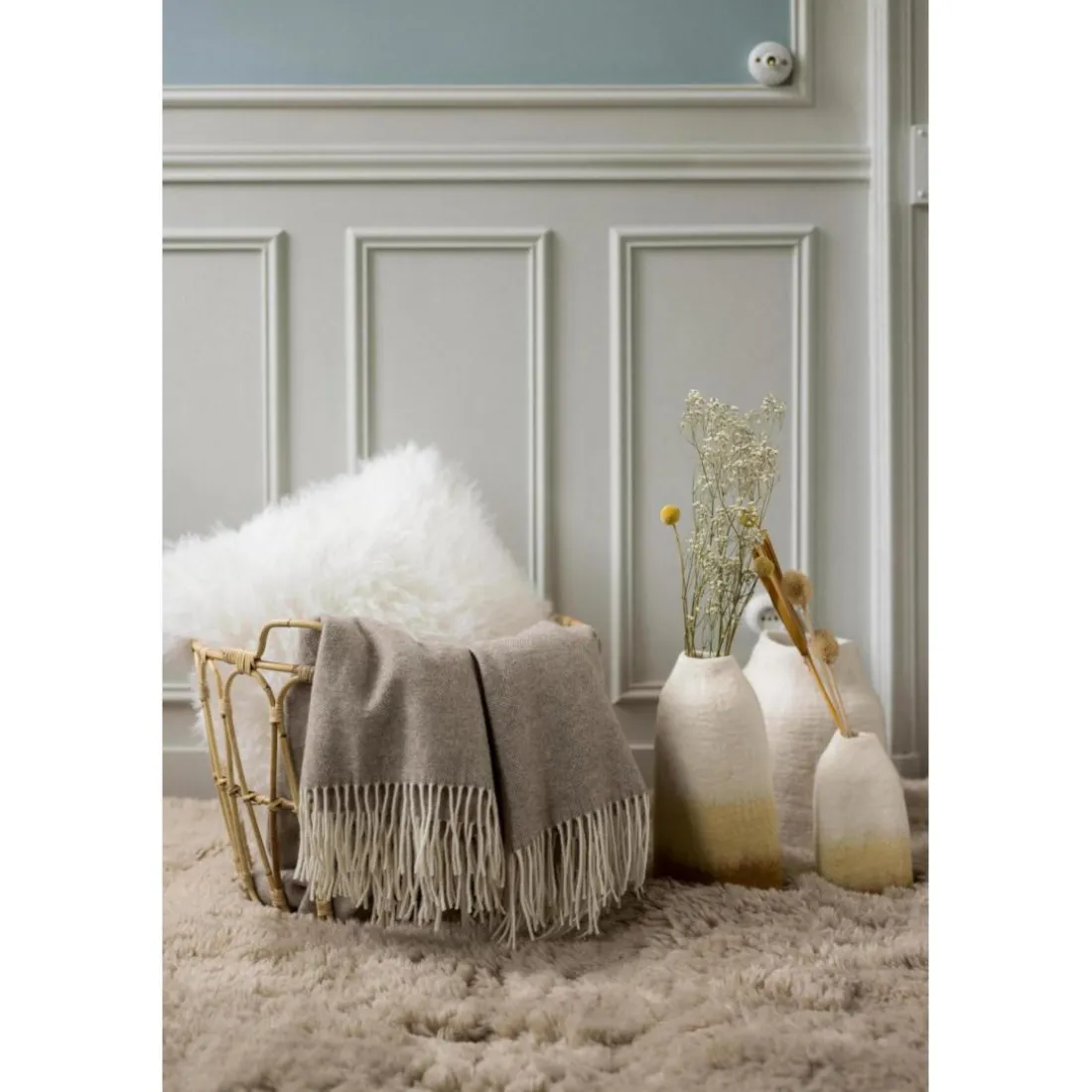 Tapis Billy Naturel 80 x 150 x 5 cm