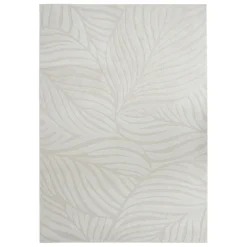 Tapis blanc effet laine Anoai