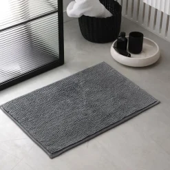 Tapis Bubble 60 x 40 Polyester TODAY Essential Acier