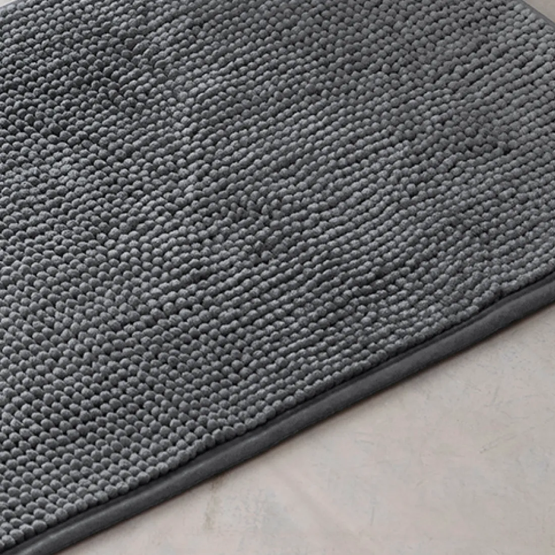 Tapis Bubble 60 x 40 Polyester TODAY Essential Acier