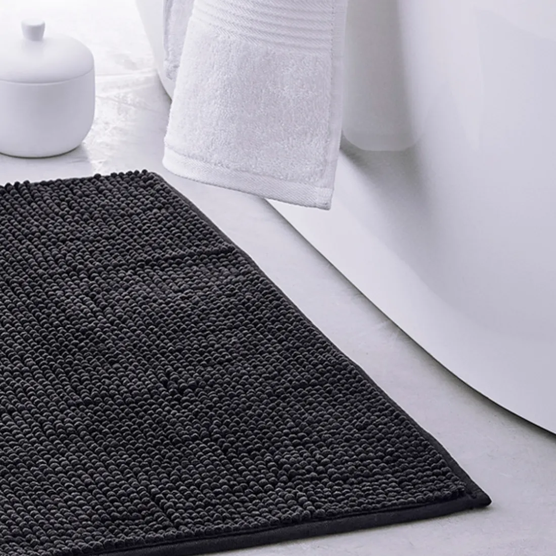 Tapis Bubble 60 x 40 Polyester TODAY Essential Fusain