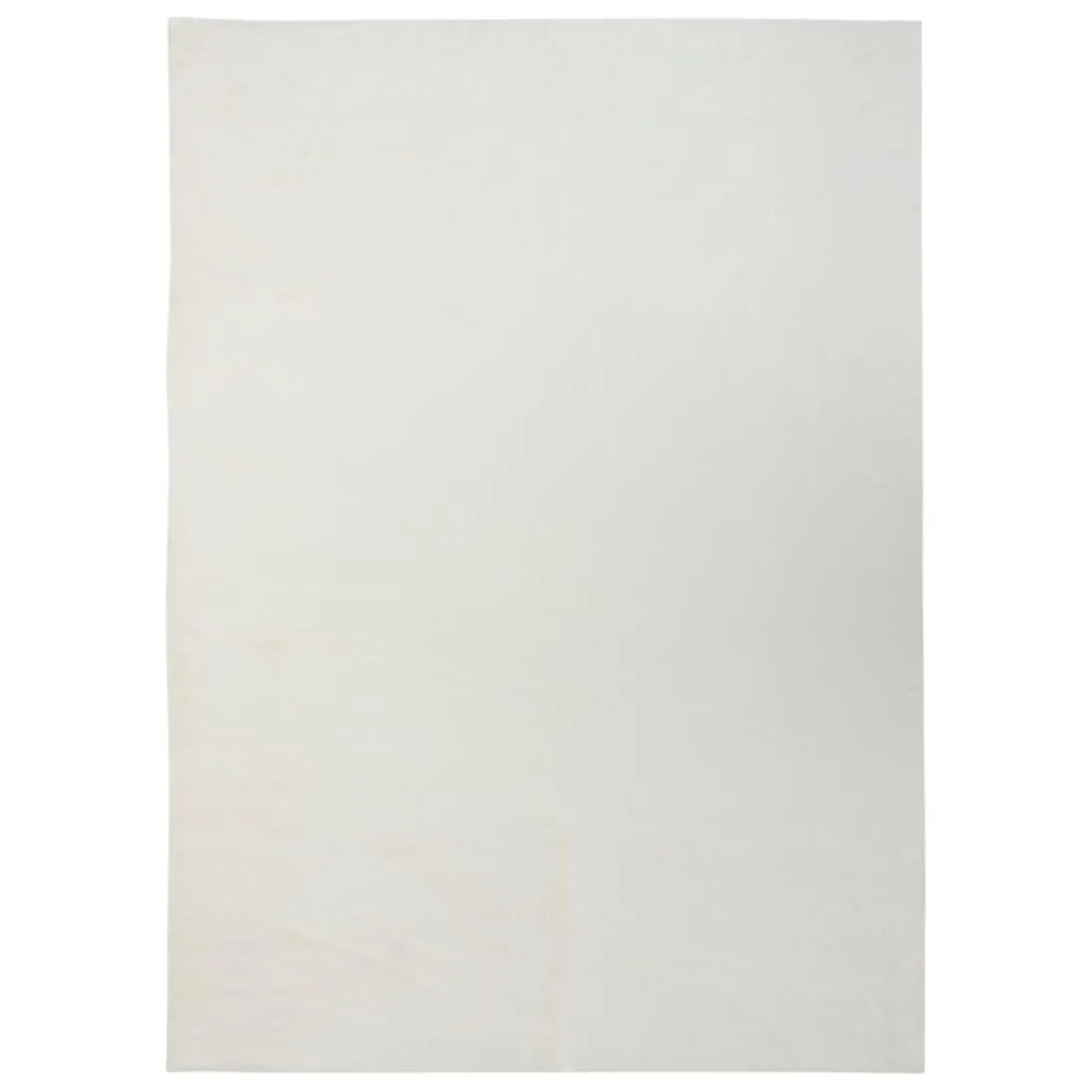 Tapis Couka fausse fourrure blanc