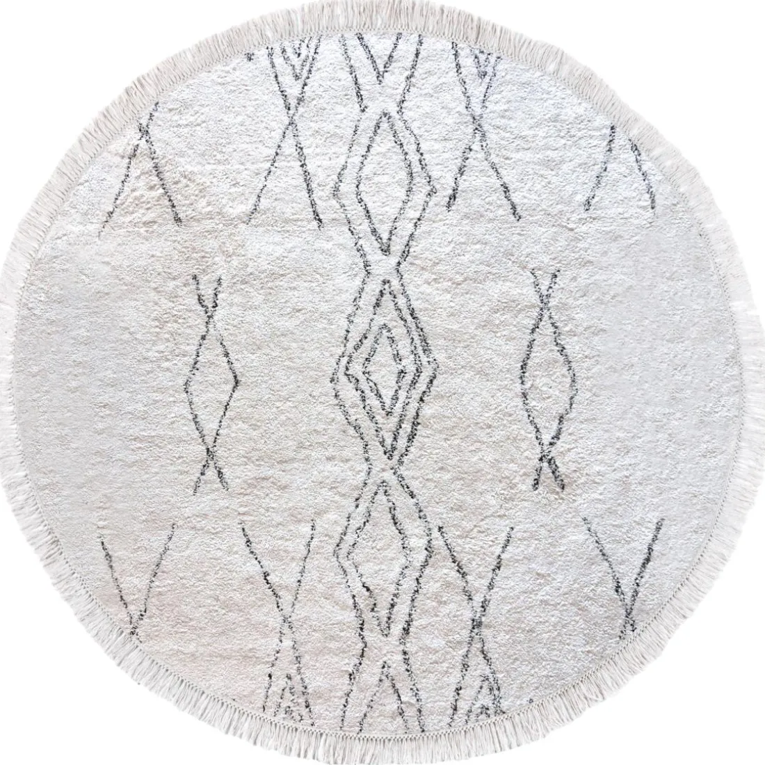 Tapis Crimble Ivoire charbon Vivaraise