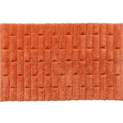 Tapis de bain antidérapant BRIQUETTE 50x80 terracotta