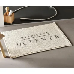 Tapis de bain BIEN ETRE - beige