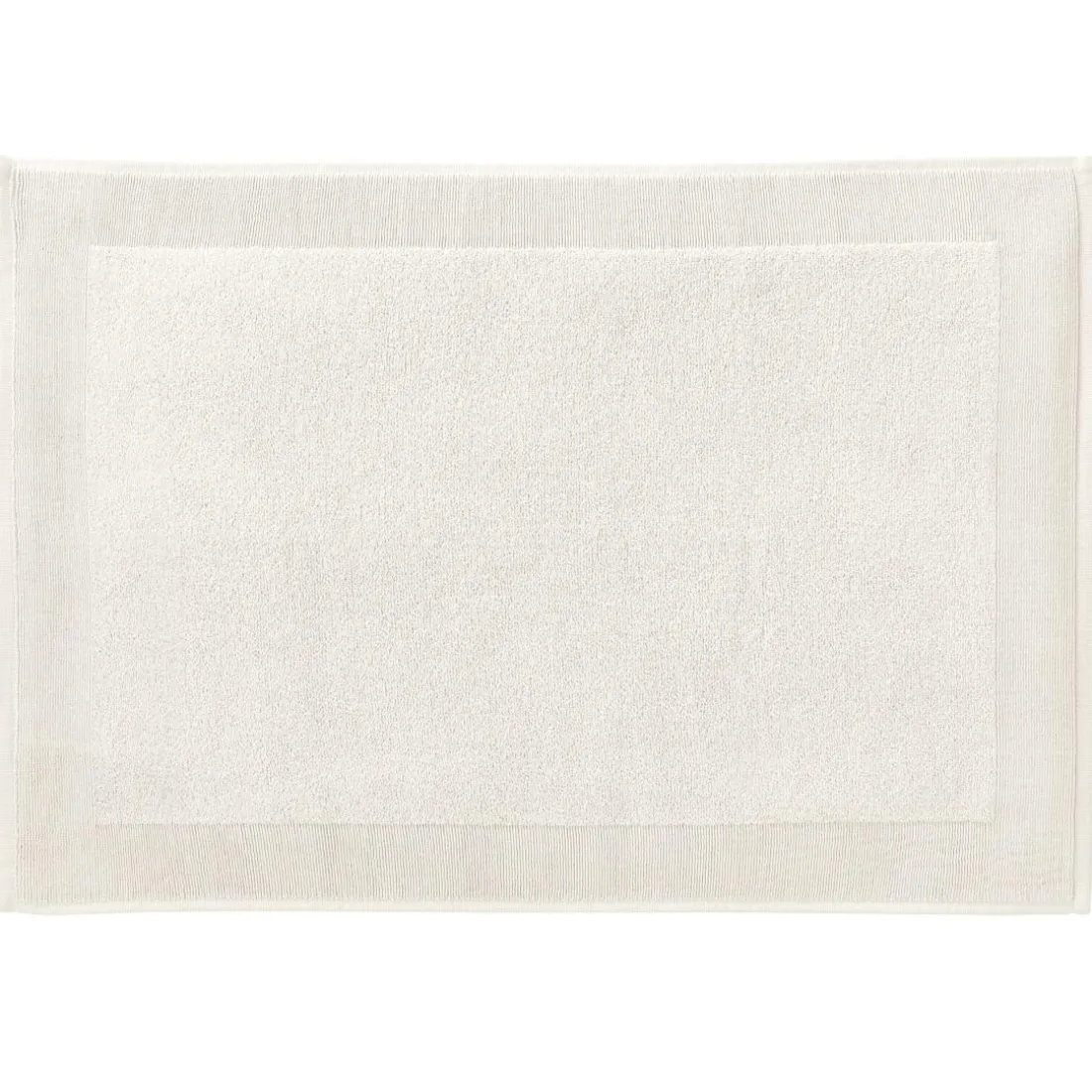 Tapis de bain CAROLINETAP 60x100 blanc ivoire