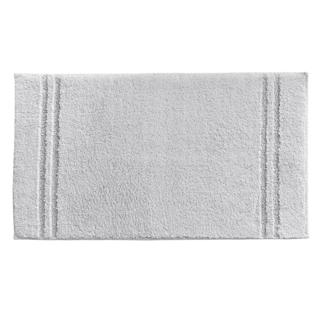 Tapis de bain, contour WC en coton LIGNUS gris brume