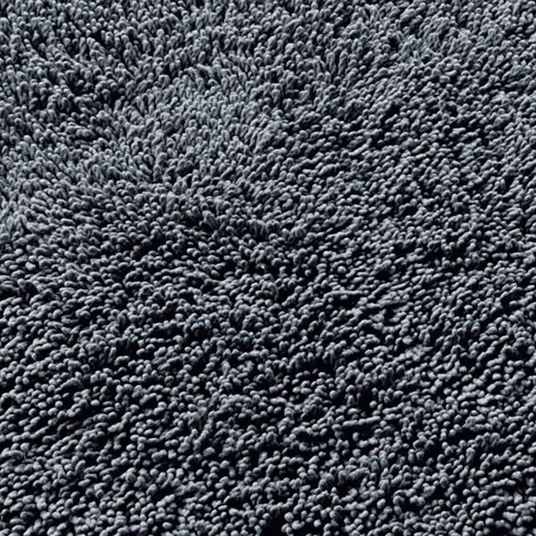 Tapis de bain coton longues mèches 1500g/m2 - Anthracite