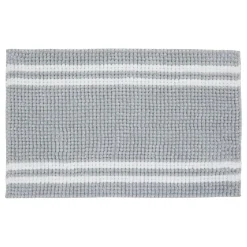 Tapis de bain gris