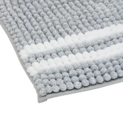 Tapis de bain gris